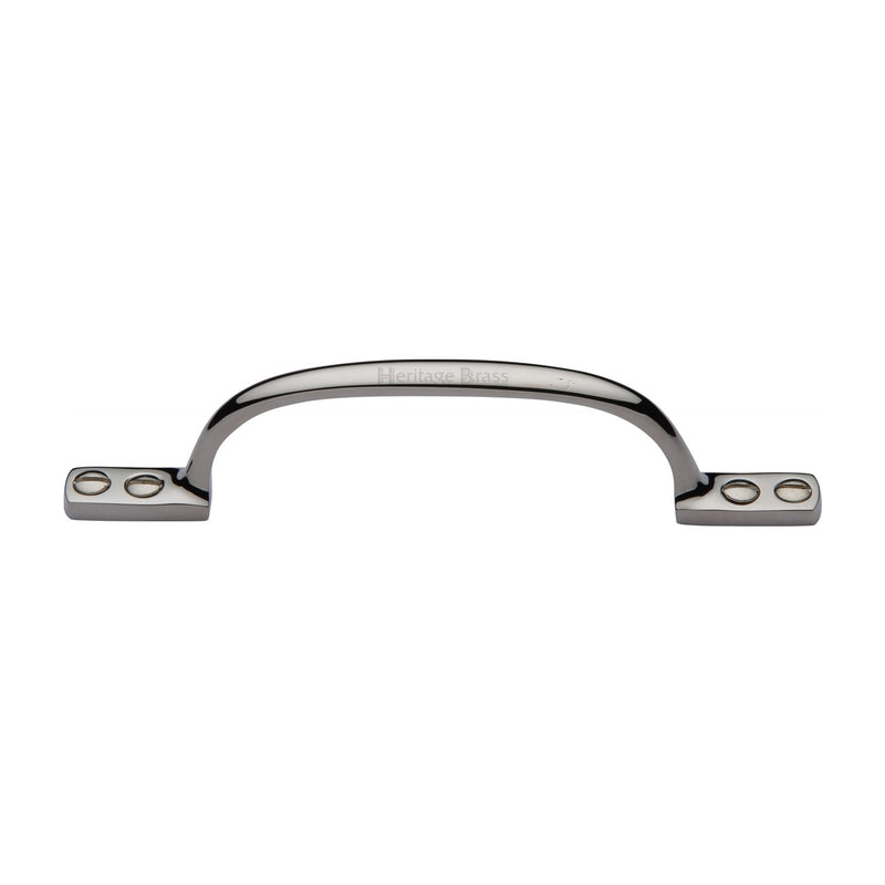 Heritage Brass Sash Pull Handle 152mm Polished Nickel finish - V1090 152-PNF - Choice Handles