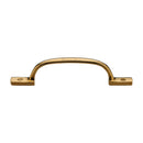Heritage Brass Pull Handle Russell Design 152mm Unlacquered Brass finish - V1090 152-ULB