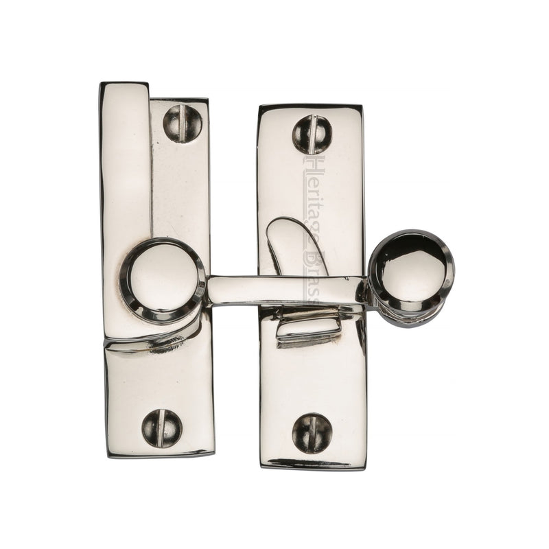 Heritage Brass Sash Fastener Polished Nickel Finish - V1100-PNF - Choice Handles