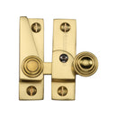 Heritage Brass Sash Fastener Lockable Polished Brass Finish - V1104L-PB - Choice Handles
