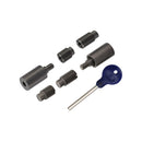 Heritage Brass Sash Window Stop (pair) with key Matt Bronze - V1108-MB - Choice Handles