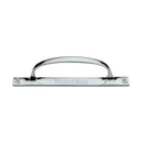 Heritage Brass Door Pull Handle on Plate Offset Polished Chrome finish
 - V1142-PC - Choice Handles