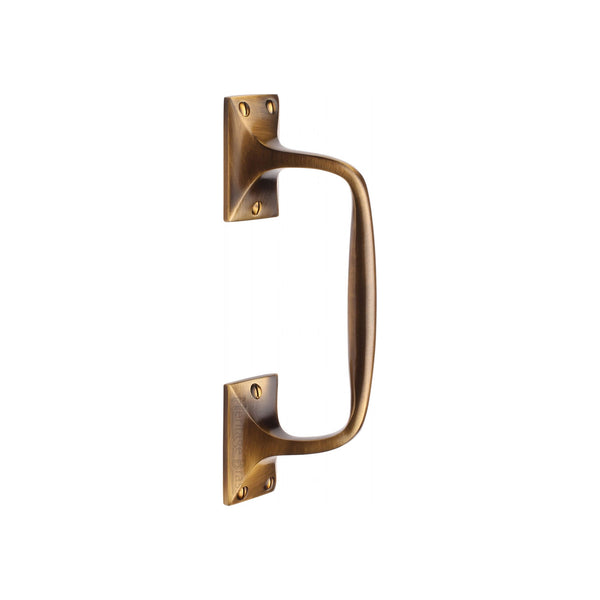 Heritage Brass Door Pull Handle Cranked Design 8 Antique finish
 - V1150 202-AT - Choice Handles