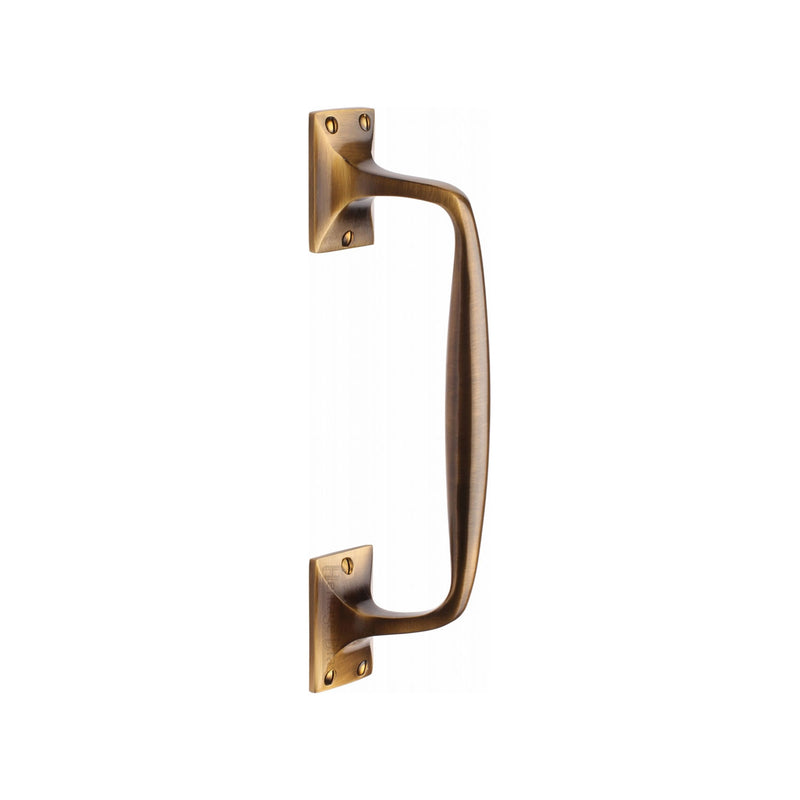 Heritage Brass Door Pull Handle Cranked Design 10 Antique finish
 - V1150 253-AT - Choice Handles