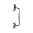 Heritage Brass Door Pull Handle Cranked Design 10& Polished Chrome finish
 - V1150 253-PC - Choice Handles