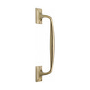Heritage Brass Door Pull Handle Cranked Design 12 Satin Brass Finish
 - V1150 310-SB - Choice Handles