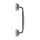 Heritage Brass Door Pull Handle Cranked Design 12& Satin Nickel finish
 - V1150 310-SN - Choice Handles