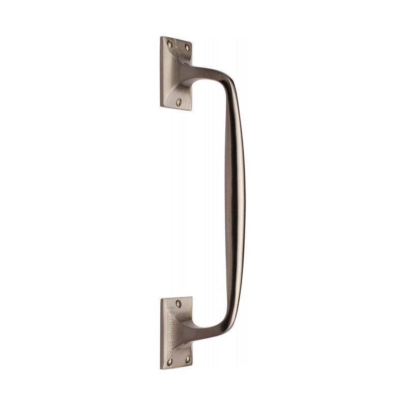 Heritage Brass Door Pull Handle Cranked Design 12& Satin Nickel finish
 - V1150 310-SN - Choice Handles