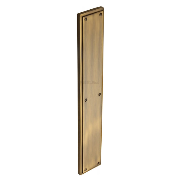 Heritage Brass Fingerplate Antique finish - V1166-AT - Choice Handles