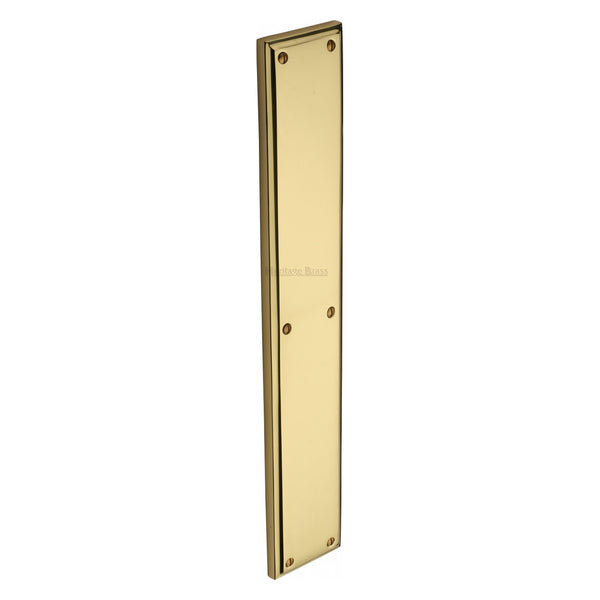 Heritage Brass Fingerplate Polished Brass finish - V1166-PB - Choice Handles