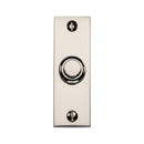 Heritage Brass Rectangular Bell Push Polished Nickel finish - FB372 - Choice Handles