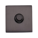 Heritage Brass Square Bell Push Matt Bronze finish - FB386 - Choice Handles