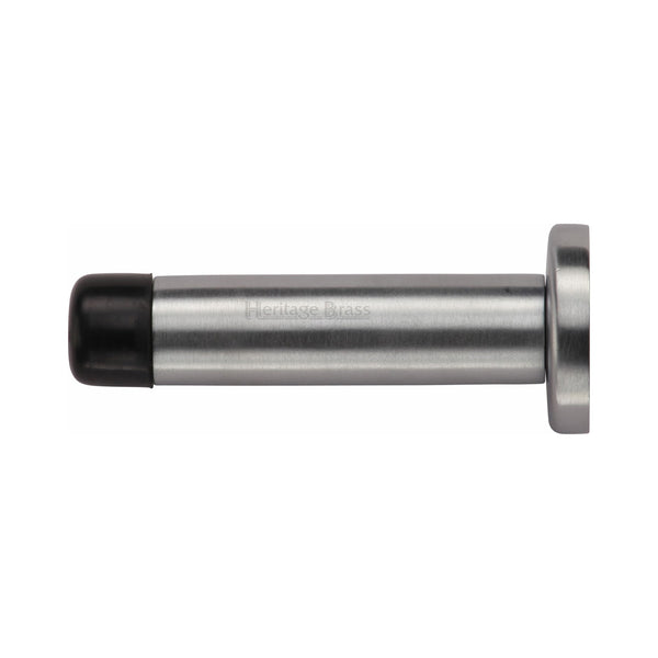 Heritage Brass Projection Door Stop 2 1/2" Satin Chrome finish - V1192 64-SC