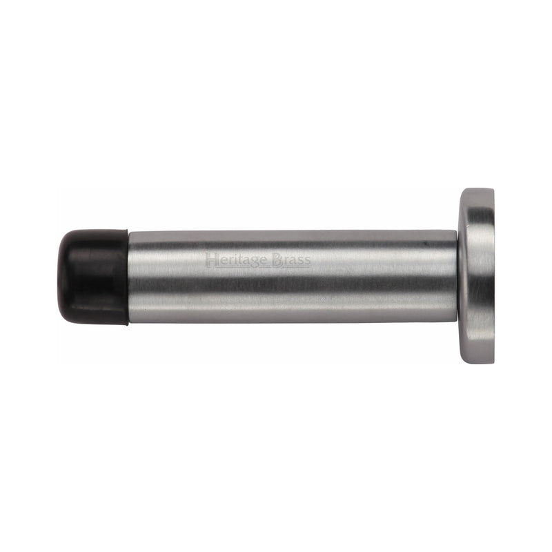 Heritage Brass Projection Door Stop 2 1/2" Satin Chrome finish - V1192 64-SC