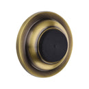 Heritage Brass Wall Mounted Door Stop Buffer Antique Brass Finish
 - V1194-AT