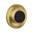 Heritage Brass Wall Mounted Door Stop Buffer Satin Brasss Finish
 - V1194-SB
