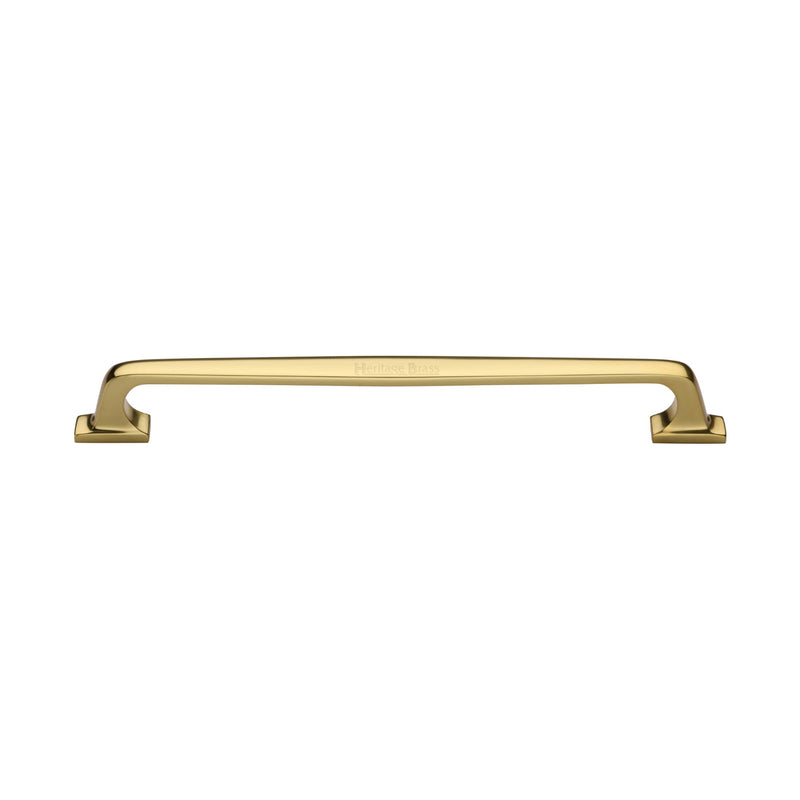Heritage Brass Door Pull Handle Durham Design 345mm Polished Brass Finish
 - V1210 345-PB - Choice Handles