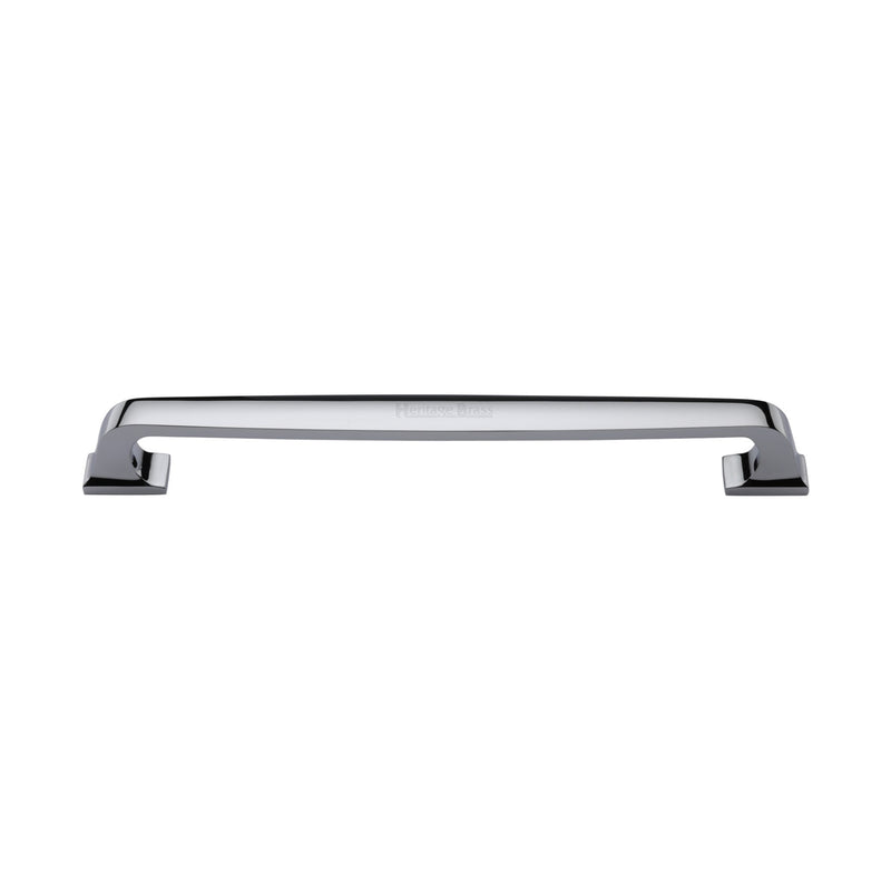 Heritage Brass Door Pull Handle Durham Design 345mm Polished Chrome Finish
 - V1210 345-PC - Choice Handles