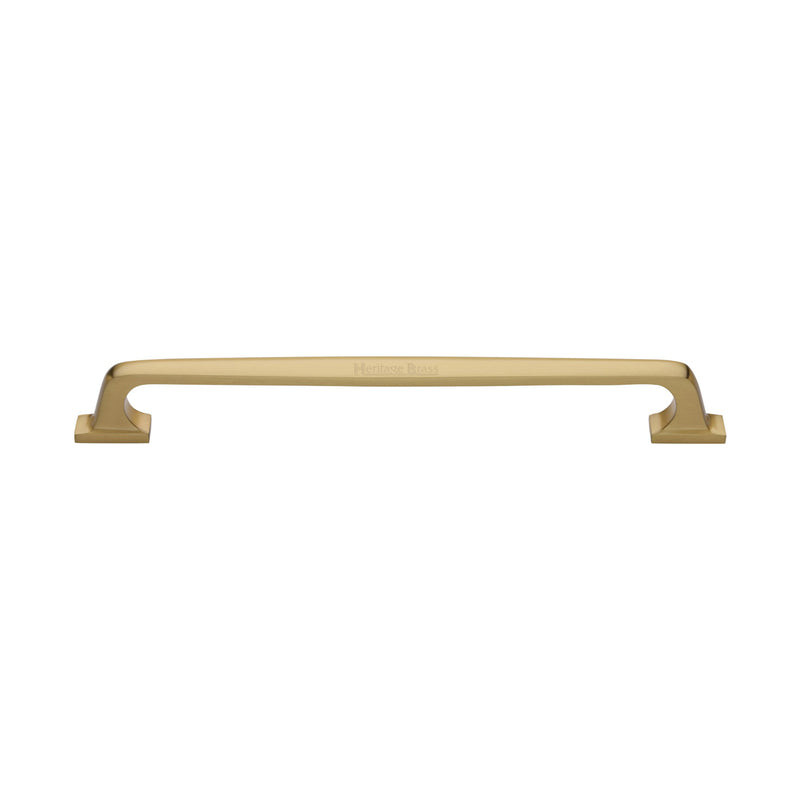 Heritage Brass Door Pull Handle Durham Design 497mm Satin Brass Finish
 - V1210 497-SB - Choice Handles