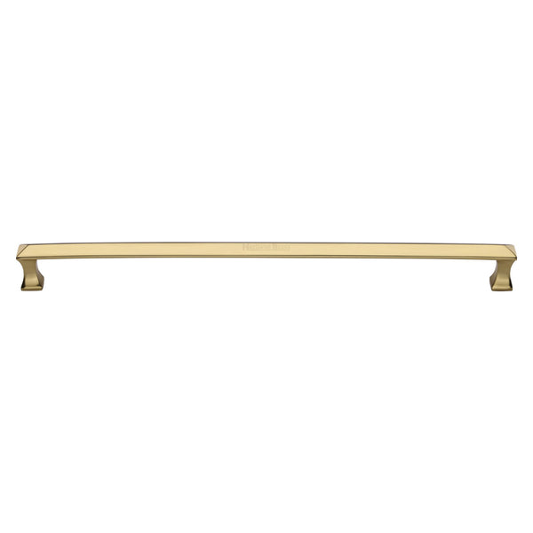 Heritage Brass Door Pull Handle Pyramid Design 326mm Polished Brass Finish
 - V1232 326-PB - Choice Handles