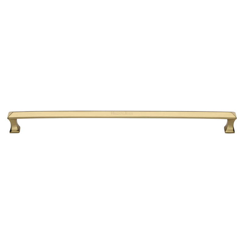 Heritage Brass Door Pull Handle Pyramid Design 326mm Polished Brass Finish
 - V1232 326-PB - Choice Handles