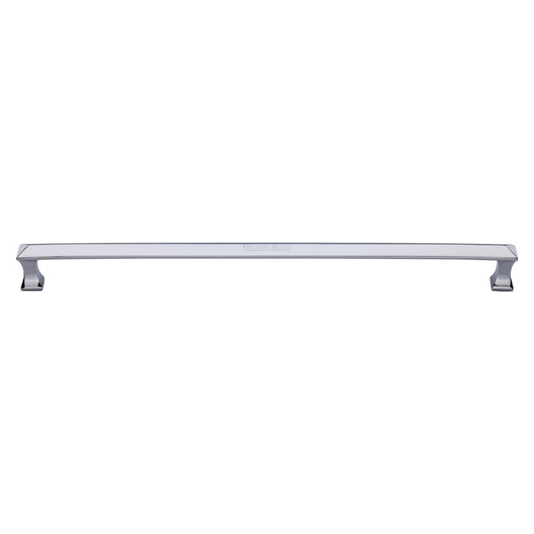 Heritage Brass Door Pull Handle Pyramid Design 478mm& Polished Chrome Finish
 - V1232 478-PC - Choice Handles