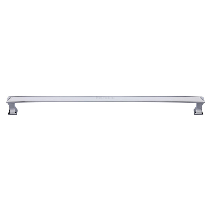 Heritage Brass Door Pull Handle Pyramid Design 478mm& Polished Chrome Finish
 - V1232 478-PC - Choice Handles