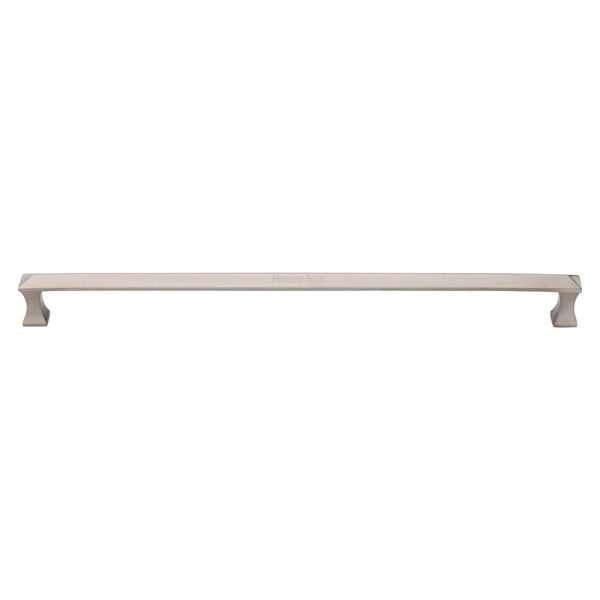 Heritage Brass Door Pull Handle Pyramid Design 478mm Satin Nickel Finish
 - V1232 478-SN - Choice Handles