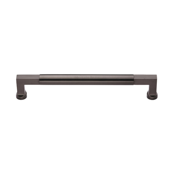 Heritage Brass Door Pull Handle Bauhaus Design 330mm Matt Bronze Finish
 - V1312 330-MB - Choice Handles