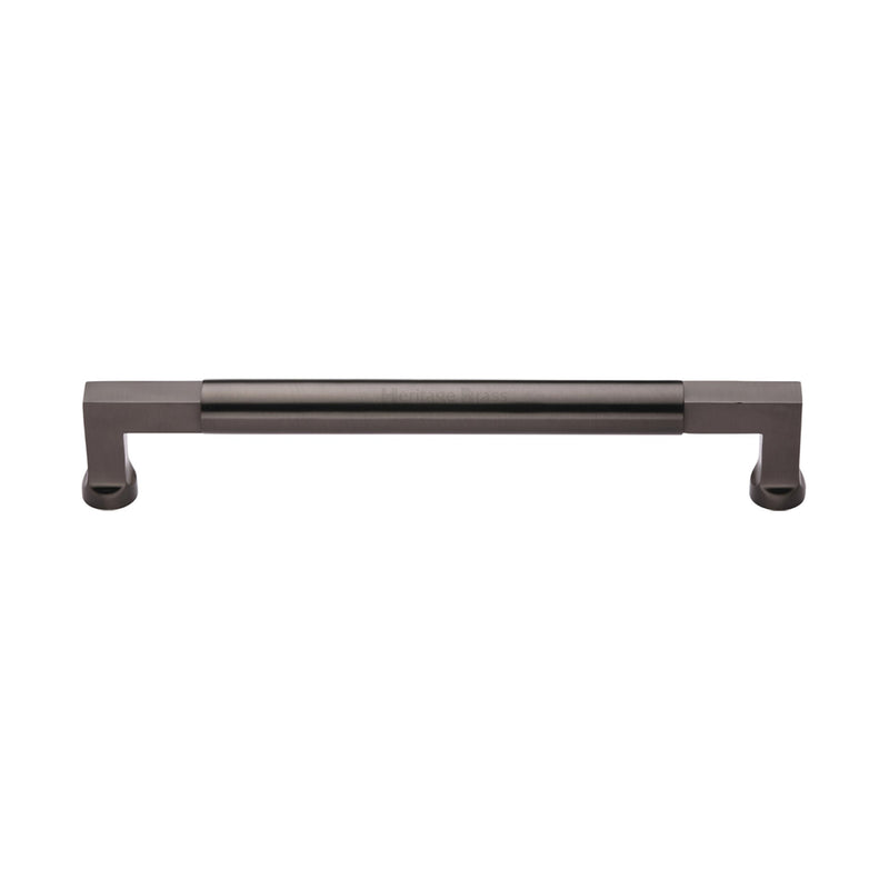 Heritage Brass Door Pull Handle Bauhaus Design 330mm Matt Bronze Finish
 - V1312 330-MB - Choice Handles
