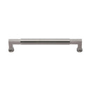 Heritage Brass Door Pull Handle Bauhaus Design 330mm& Satin Nickel Finish
 - V1312 330-SN - Choice Handles