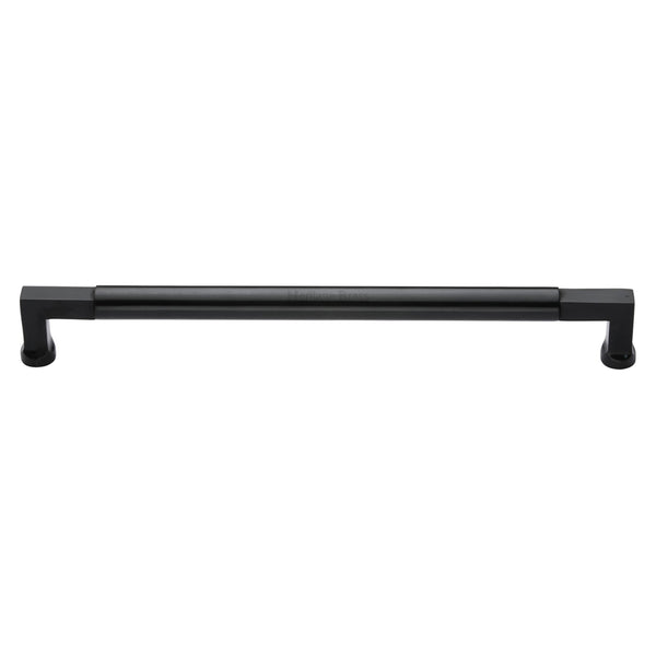 Heritage Brass Door Pull Handle Bauhaus Design 483mm Matt Black Finish
 - V1312 483-BKMT - Choice Handles