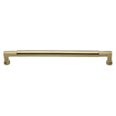 Heritage Brass Door Pull Handle Bauhaus Design 483mm Polished Brass Finish
 - V1312 483-PB - Choice Handles