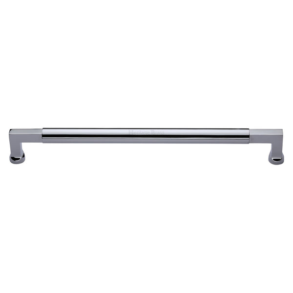 Heritage Brass Door Pull Handle Bauhaus Design 483mm Polished Chrome Finish
 - V1312 483-PC - Choice Handles