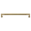 Heritage Brass Door Pull Handle Bauhaus Design 483mm& Satin Brass Finish
 - V1312 483-SB - Choice Handles