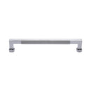 Heritage Brass Door Pull Handle Bar Design 330mm Polished Chrome Finish
 - V1315 330-PC - Choice Handles