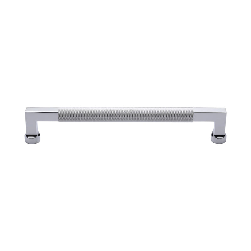 Heritage Brass Door Pull Handle Bar Design 330mm Polished Chrome Finish
 - V1315 330-PC - Choice Handles
