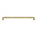 Heritage Brass Door Pull Handle Hammered Bauhaus Design 483mm PB finish - V1317 483-PB