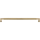 Heritage Brass Door Pull Handle Hammered Bauhaus Design 635mm Satin Brass finish
 - V1317 635-SB