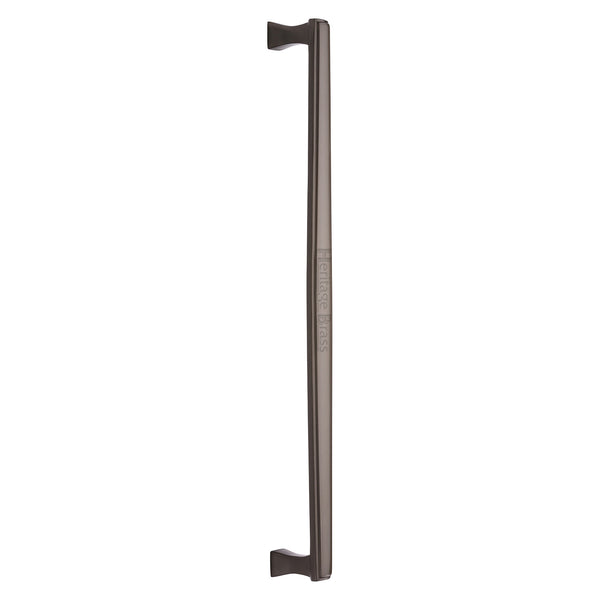 Heritage Brass Door Pull Handle Deco Design 457mm Matt Bronze Finish
 - V1334 457-MB - Choice Handles