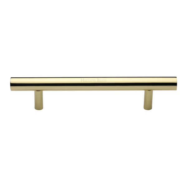 Heritage Brass Door Pull Handle Bar Design 305mm Polished Brass Finish
 - V1361 305-PB - Choice Handles