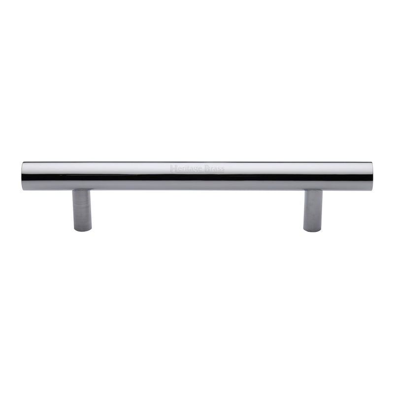 Heritage Brass Door Pull Handle Bar Design 305mm& Polished Chrome Finish
 - V1361 305-PC - Choice Handles
