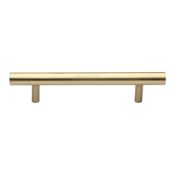 Heritage Brass Door Pull Handle Bar Design 305mm Satin Brass Finish
 - V1361 305-SB - Choice Handles