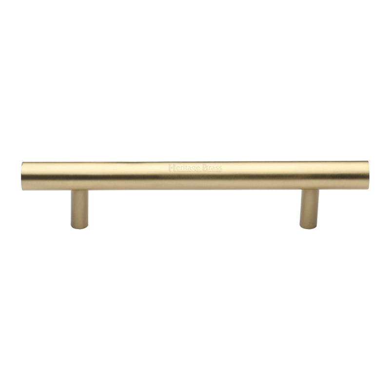 Heritage Brass Door Pull Handle Bar Design 305mm Satin Brass Finish
 - V1361 305-SB - Choice Handles