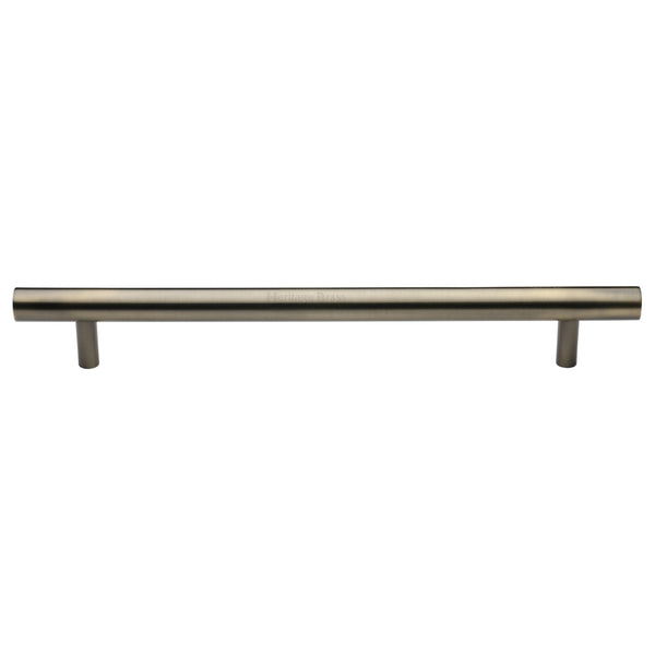 Heritage Brass Door Pull Handle Bar Design 457mm Antique Brass Finish
 - V1361 457-AT - Choice Handles