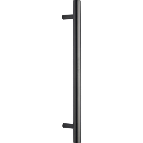Heritage Brass Door Pull Handle Bar Design 457mm Matt Bronze Finish
 - V1361 457-MB - Choice Handles