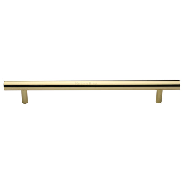 Heritage Brass Door Pull Handle Bar Design 457mm Polished Brass Finish
 - V1361 457-PB - Choice Handles