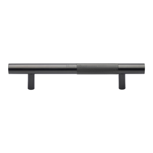 Heritage Brass Door Pull Handle Bar Knurled Design 305mm Matt Bronze Finish
 - V1365 305-MB - Choice Handles
