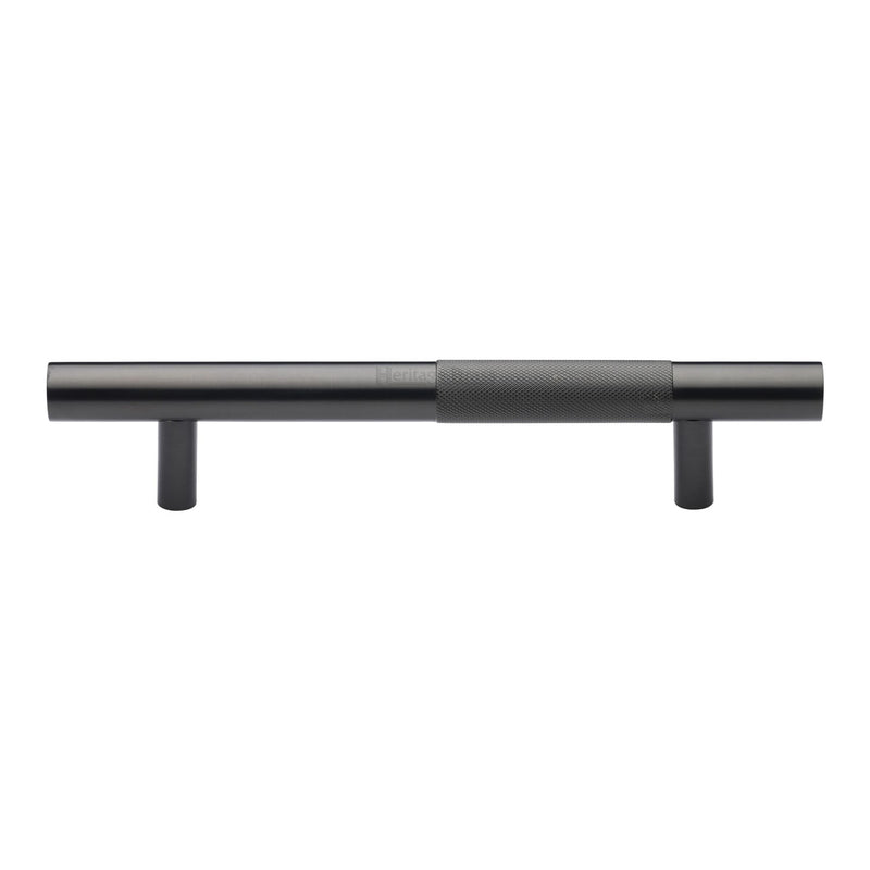 Heritage Brass Door Pull Handle Bar Knurled Design 305mm Matt Bronze Finish
 - V1365 305-MB - Choice Handles