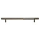 Heritage Brass Door Pull Handle Bar Knurled Design 457mm Antique Brass Finish
 - V1365 457-AT - Choice Handles